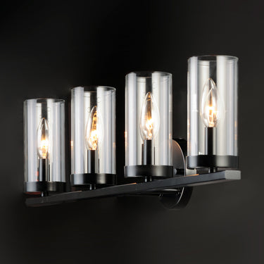 Maxim Lighting Sentinel 4-Light Bath Vanity Black