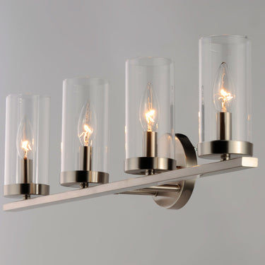 Maxim Lighting Sentinel 4-Light Bath Vanity Satin Nickel