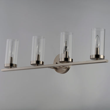 Maxim Lighting Sentinel 4-Light Bath Vanity Satin Nickel