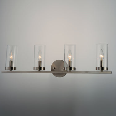 Maxim Lighting Sentinel 4-Light Bath Vanity Satin Nickel