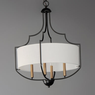 Maxim Lighting Savant 4-Light Chandelier Bronze/Antique Brass