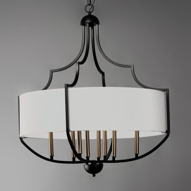 Maxim Lighting Savant 8-Light Chandelier Bronze/Antique Brass