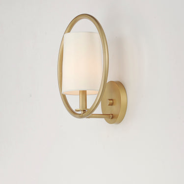 Maxim Lighting Meridian Wall Sconce Natural Aged Brass