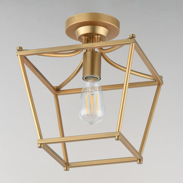 Maxim Lighting Clifton Pendant/Semi-Flush Natural Aged Brass
