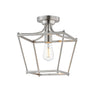 Maxim Lighting Clifton Pendant/Semi-Flush Satin Nickel