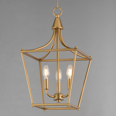 Maxim Lighting Clifton 3-Light Pendant Natural Aged Brass