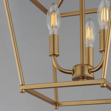 Maxim Lighting Clifton 3-Light Pendant Natural Aged Brass