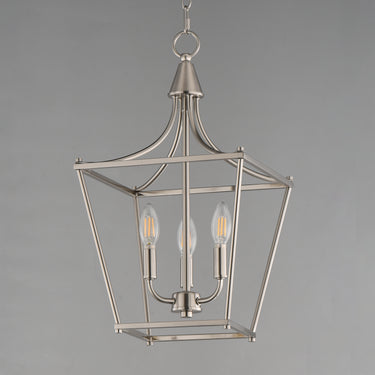Maxim Lighting Clifton 3-Light Pendant Satin Nickel
