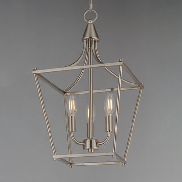 Maxim Lighting Clifton 3-Light Pendant Satin Nickel