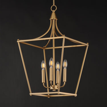Maxim Lighting Clifton 4-Light Pendant Natural Aged Brass