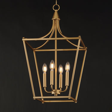 Maxim Lighting Clifton 4-Light Pendant Natural Aged Brass