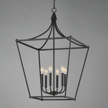 Maxim Lighting Clifton 6-Light Pendant Black