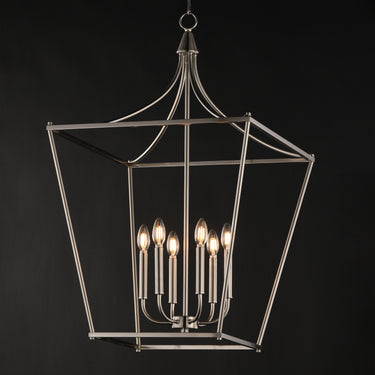 Maxim Lighting Clifton 6-Light Pendant Satin Nickel