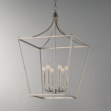 Maxim Lighting Clifton 6-Light Pendant Satin Nickel