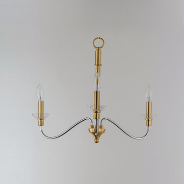 Maxim Lighting Clarion 3-Light Pendant Polished Chrome/Satin Brass