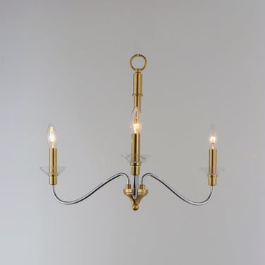Maxim Lighting Clarion 3-Light Pendant Polished Chrome/Satin Brass