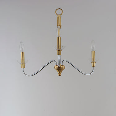 Maxim Lighting Clarion 3-Light Pendant Polished Chrome/Satin Brass