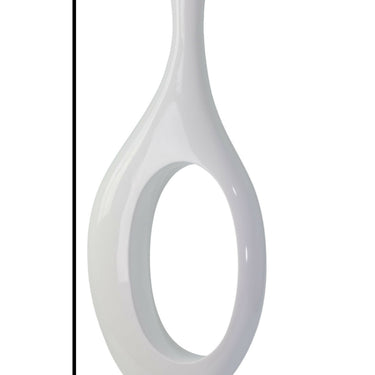 Finesse Decor Trombone Vase Large White