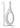 Finesse Decor Trombone Vase - Large White 
