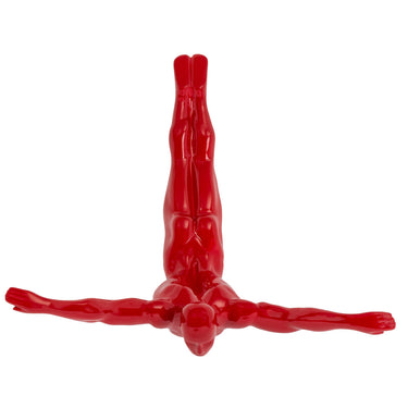 Finesse Decor Diver Wall Decor Sculpture //11" Red