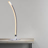 Finesse Decor Modern Arc Design Table Lamp Chrome