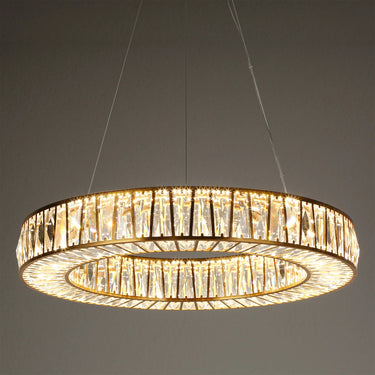 Laycantonic HA05196 Brass Crystal Chandelier