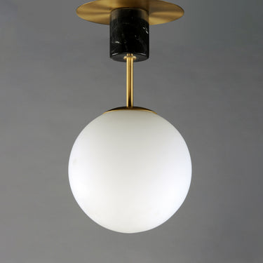 Maxim Lighting Vesper Semi-Flush Satin Brass/Black
