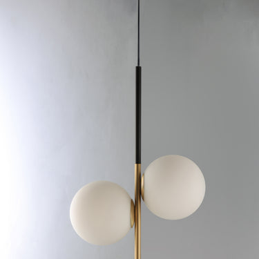 Maxim Lighting Vesper 2-Light Pendant Satin Brass/Black