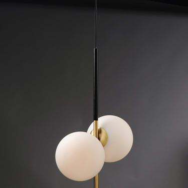 Maxim Lighting Vesper 2-Light Pendant Satin Brass/Black