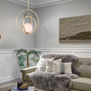 Maxim Lighting Coronet Pendant Satin Brass
