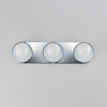 Maxim Lighting Hollywood 3-Light Sconce Black/Polished Chrome