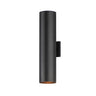 Maxim Lighting Outpost 2-Light 6"W x 22"H Outdoor Wall Sconce Black