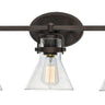 Maxim Lighting Seafarer 3-Light Bath Vanity With Bulbs Oil Rubbed Bronze
