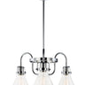 Maxim Lighting Seafarer 3-Light Chandelier With Bulbs Polished Chrome