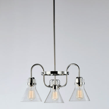 Maxim Lighting Seafarer 3-Light Chandelier Polished Chrome