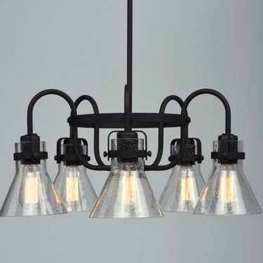 Maxim Lighting Seafarer 5-Light Chandelier Oil Rubbed Bronze