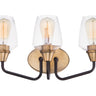 Maxim Lighting Goblet 3-Light Bath Vanity Bronze/Antique Brass