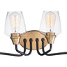 Maxim Lighting Goblet 4-Light Bath Vanity Bronze/Antique Brass