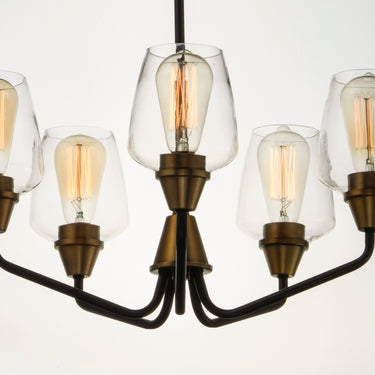 Maxim Lighting Goblet 5-Light Chandelier Bronze/Antique Brass