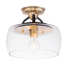 Maxim Lighting Goblet Semi Flush Mount Bronze/Antique Brass