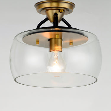 Maxim Lighting Goblet Semi Flush Mount Bronze/Antique Brass