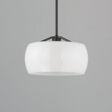 Maxim Lighting Glazed Pendant White/Black