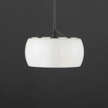 Maxim Lighting Glazed Pendant White/Black