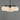 Maxim Lighting Glazed 3-Light Chandelier White/Black