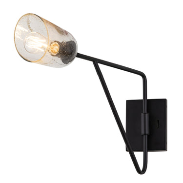 Maxim Lighting Keppe Swing Arm Wall Sconce Dark Bronze
