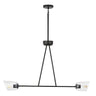 Maxim Lighting Keppe 2-Light Linear Pendant Dark Bronze