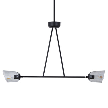 Maxim Lighting Keppe 2-Light Linear Pendant Dark Bronze