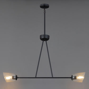 Maxim Lighting Keppe 2-Light Linear Pendant Dark Bronze