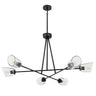 Maxim Lighting Keppe 6-Light Chandelier Dark Bronze