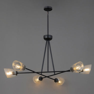 Maxim Lighting Keppe 6-Light Chandelier Dark Bronze